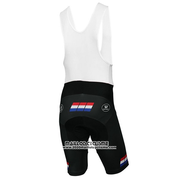 2017 Maillot Ciclismo SEG Racing Academy Champion Pays Bas Manches Courtes et Cuissard